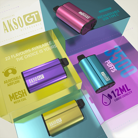 HCigar AKSO GT Disposable Vape box 650mAh(Rechargeable) 3500 Puffs from  China manufacturer - hcigar