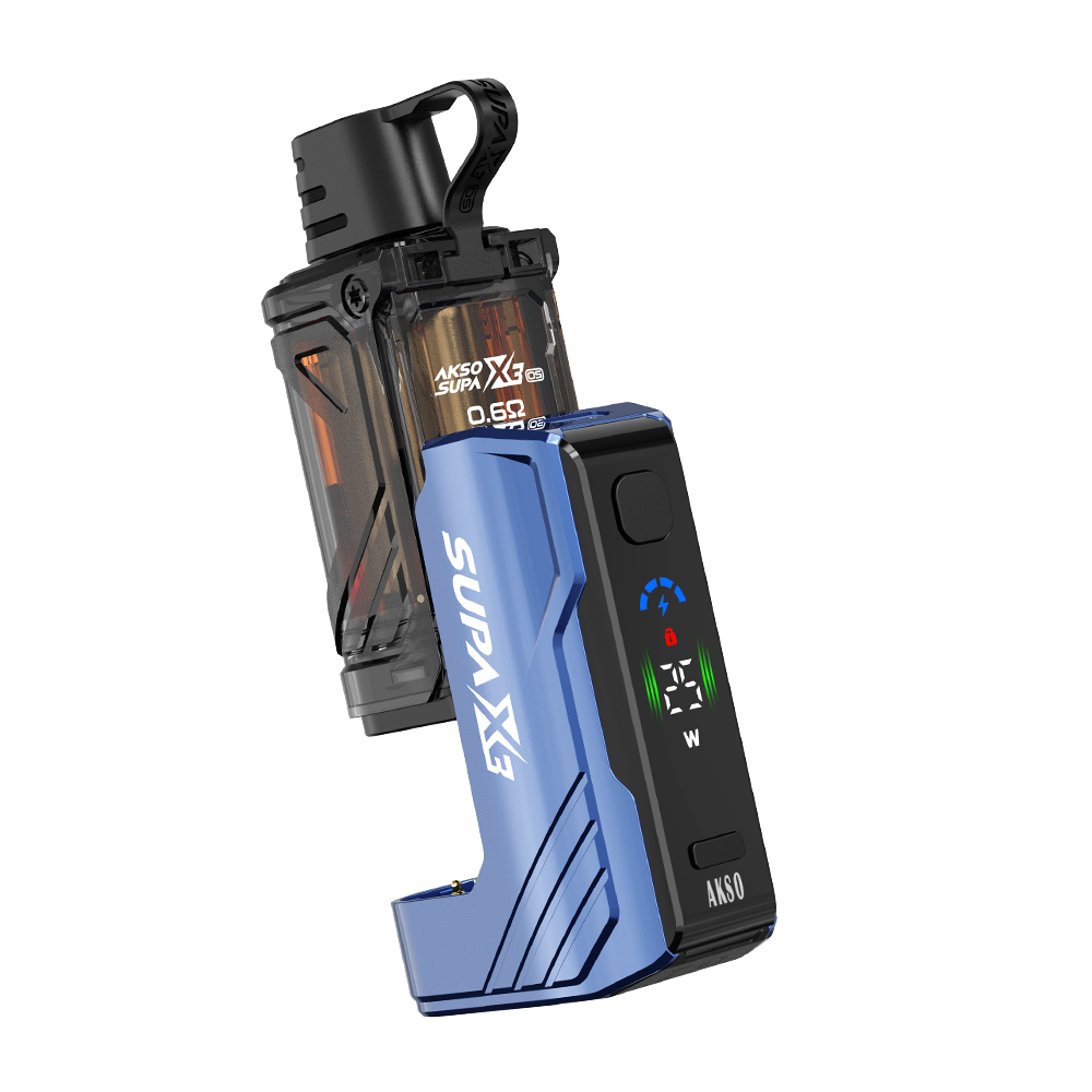 AKSO SUPA X OS – Industry Leading Refillable Pod Kit with 20ml Huge Capacity