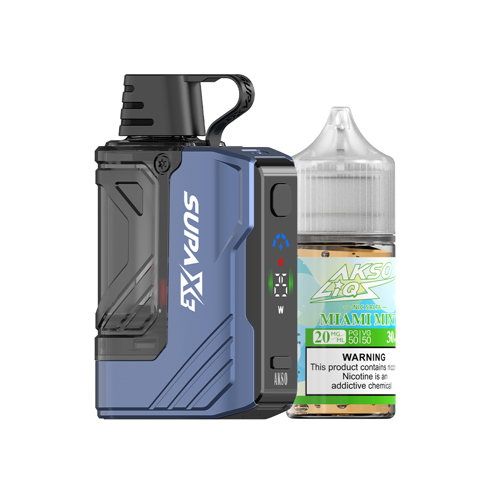 AKSO SUPA X OS – Industry Leading Refillable Pod Kit with 20ml Huge Capacity